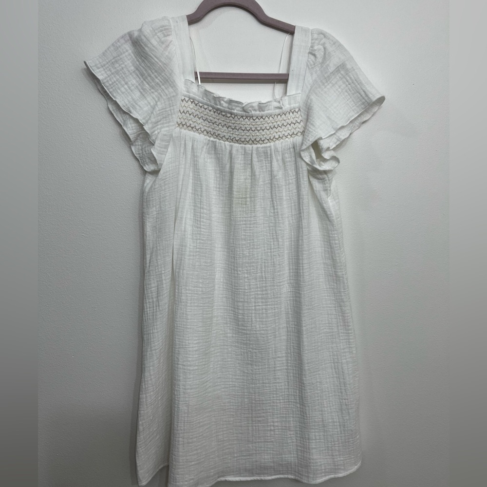 White Embroidered Dress